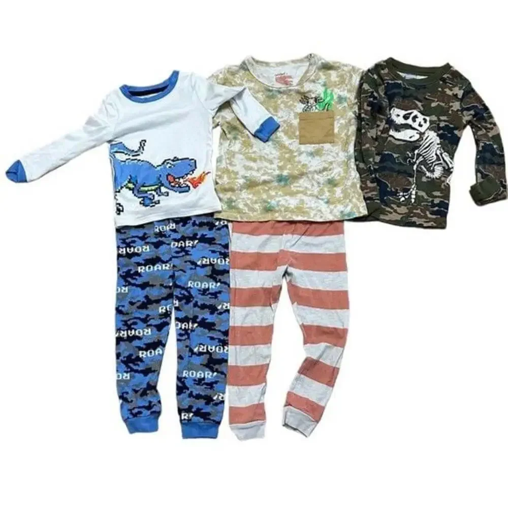 Bundle of Toddler Boys Pajamas 3-4T